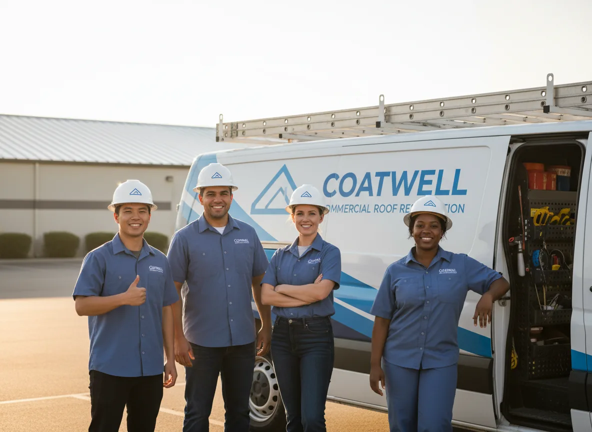 Commercial roof coating company in Jewett, OH